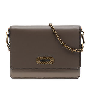 Pre-Loved Bottega Veneta Bicolor Leather Wallet on Chain